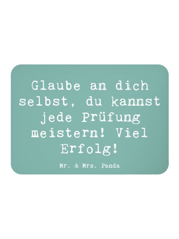Mr. & Mrs. Panda Magnet Spruch Prüfungen bestehen mit Spruch in Meeresbrise