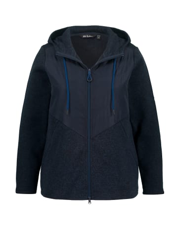 Ulla Popken Sweatjacke in marine