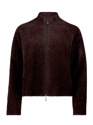 Betty Barclay Strick-Cardigan mit Reißverschluss in Light Maroon