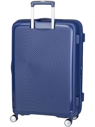 American Tourister Koffer & Trolley SoundBox Spinner 77 EXP in Midnight Navy