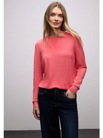 Street One Pullover in striking coral