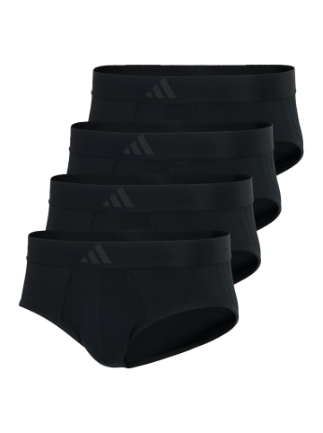 Adidas Sportswear Slip / Unterhose Active Flex Cotton 3 Stripes in Schwarz