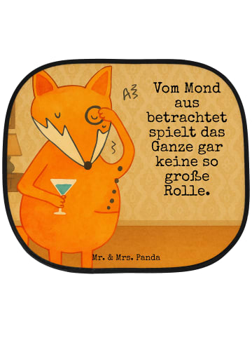 Mr. & Mrs. Panda Sonnenschutz Auto Fuchs Lord Design mit Spruch in Weiß