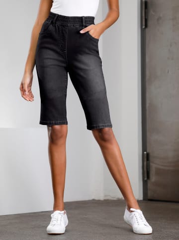 Sieh an! Jeans-Bermudas in black-denim