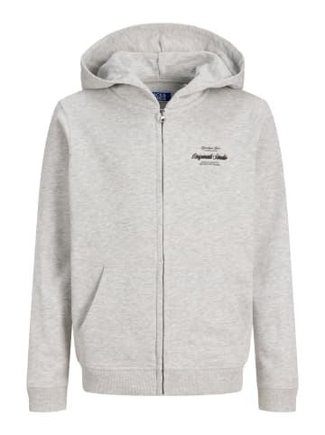JACK & JONES Junior Kapuzenpullover in White Melange