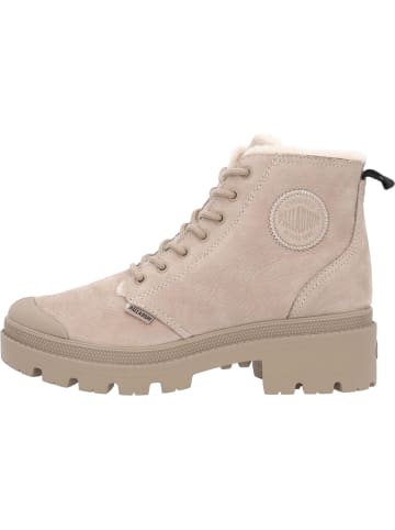 Palladium Schnürstiefel in düne / beige