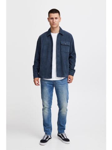 BLEND Langarmhemd BHShirt 20716070  Lässiges Langarmhemd aus Cord in Blau