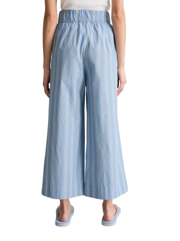 Marc O'Polo DENIM Gestreifte Culotte ankle lenght in Light Blue