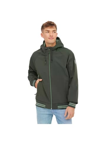 Derbe Softshelljacke Helgoby in deep forest/hedge green