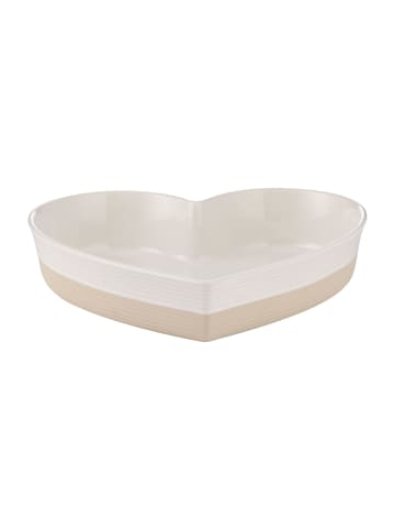 Mason Cash MASON CASH | Auflaufform, Herz, RUSTIC CHARM, beige, 20 cm