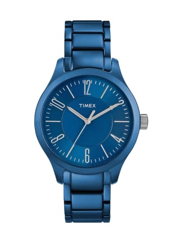 Timex Quarzuhr in Blau 40 mm