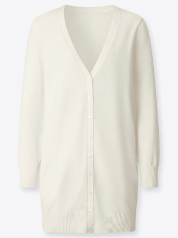 WITT WEIDEN Long-Strickjacke in ecru