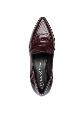 Marco Tozzi Slipper in BORDEAUX PAT.