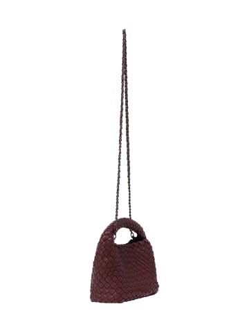 faina Women 2-In-1 Tote Bag Set in Dark Red