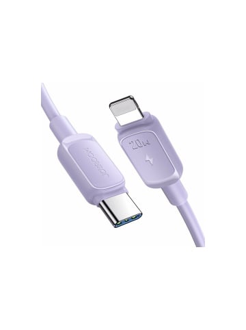 COFI 1453 Joyroom USB C – Iphone -Kabel mit einer Leistungvon 20 W in Lila