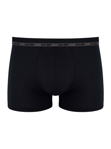 NUR DER Retro Pants Boxer Microfaser in Schwarz