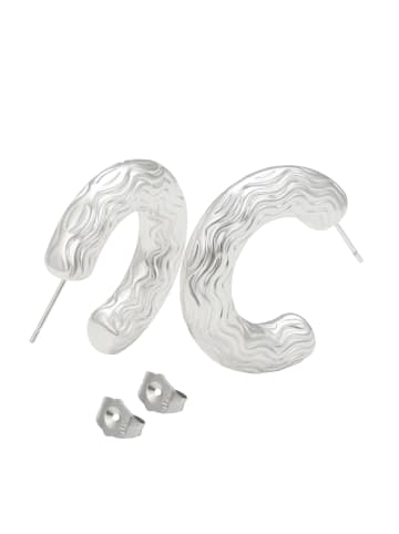 faina Women Hoop Earrings in Silver