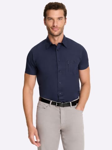 WITT WEIDEN Kurzarmhemd in marine