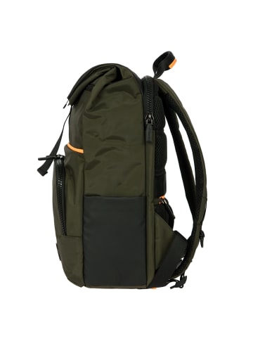 BRIC`s Eolo Design Rucksack 42 cm Laptopfach in olivgruen