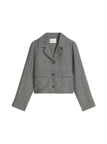 Marc O'Polo Leinenjacke relaxed in Slate Grey Melange
