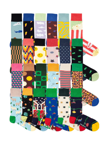 DillySocks Socken-Adventskalender Adventskalender 2025 in Mehrfarbig
