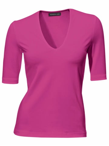 Heine V-Shirt in fuchsia