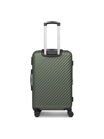 Check.In Paradise 2.0 4 Rollen Kofferset 3-teilig mit Dehnfalte in olive