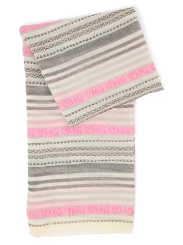 Codello Schal in hellgrau pink - 0001