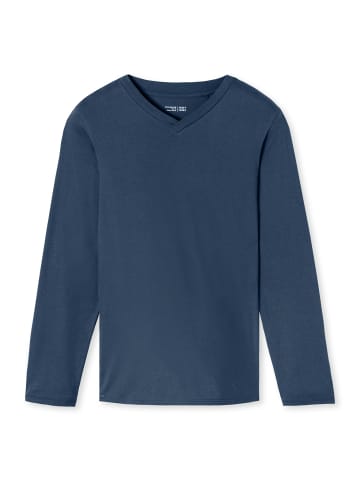 Schiesser Pyjamaoberteil Mix + Relax in royal