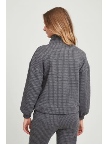 b.young Sweater BYULISA - 20810527  Moderner Sweater mit Strukturmuster in Grau