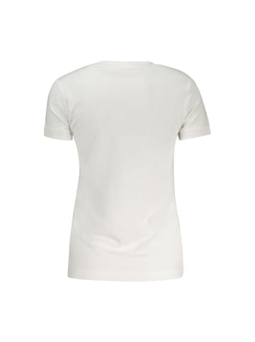 Guess Jeans Weißes Baumwoll-T-Shirt
