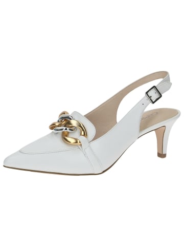 Caprice Slingpumps in WHITE PERLATO