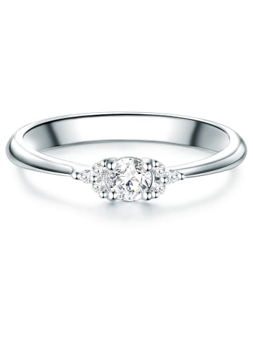 Trilani Ring Sterling Silber Zirkonia in silber