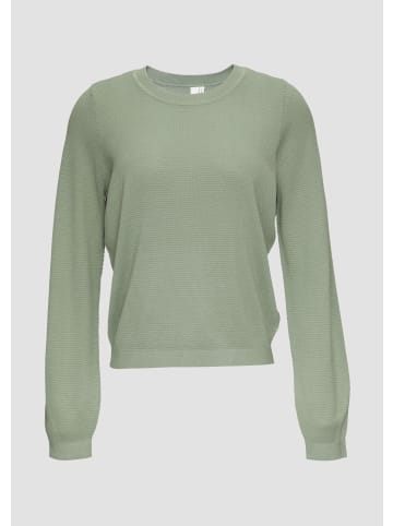QS Strickpullover in 7219_salbeigrün