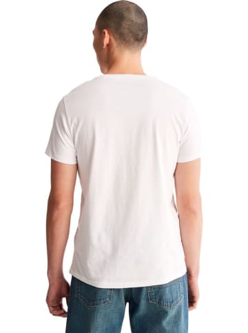 Timberland T-Shirt "Oyster River Chest Logo Ss Tee (Slim)" in Weiß