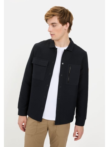 Camel Active Sweat-Overshirt mit Brusttaschen in Dunkelblau