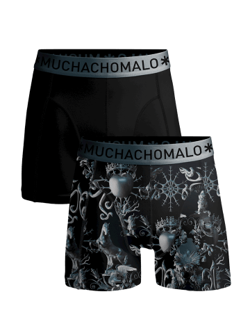 Muchachomalo 2er-Set: Boxershorts in Multicolor/Grey