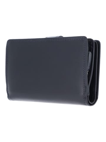 Golden Head Polo Geldbörse RFID Schutz Leder 15.5 cm marineblau