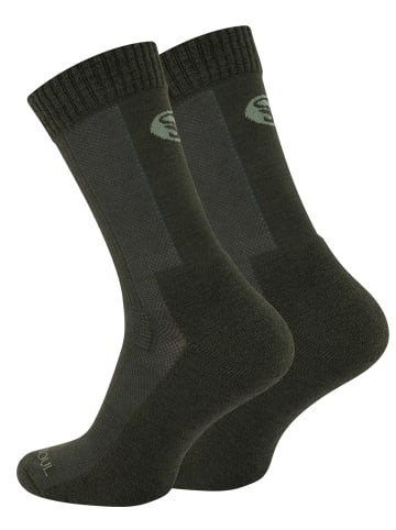 Stark Soul® Merino Outdoor Trekking Socken in grün