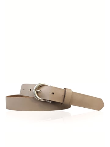 FRONHOFER Ledergürtel in Taupe
