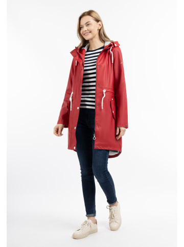 DreiMaster Maritim Damen Regenmantel in Rot