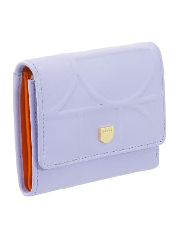 DuDu Up Geldbörse Leder 11 cm in lilac-orange
