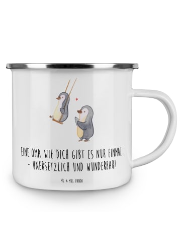 Mr. & Mrs. Panda Kaffeebecher Einzigartige Oma mit Spruch in Weiß