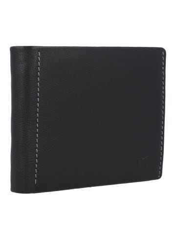 Braun Büffel Henry Geldbörse RFID Leder 12 cm in schwarz