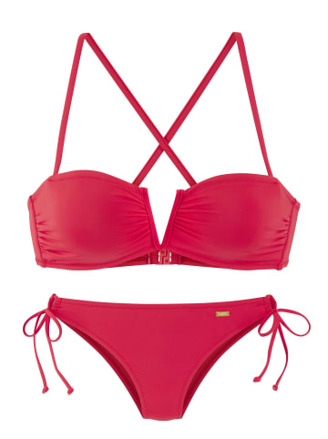 Buffalo Bandeau-Bikini in neon rot