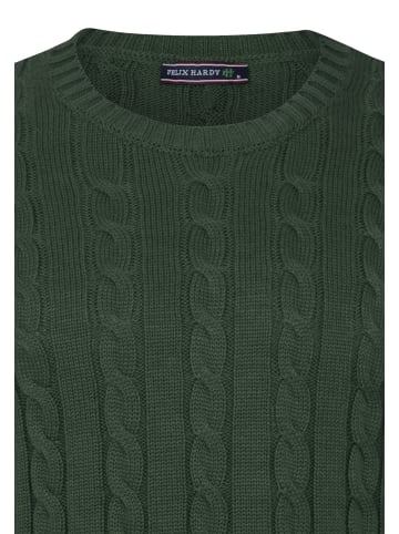 Felix Hardy Zopfmuster Pullover in Grün