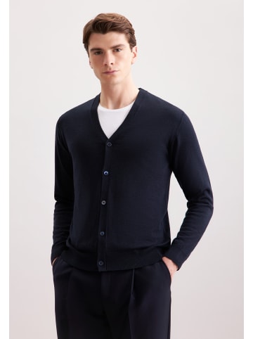 Seidensticker Cardigan Regular in Dunkelblau