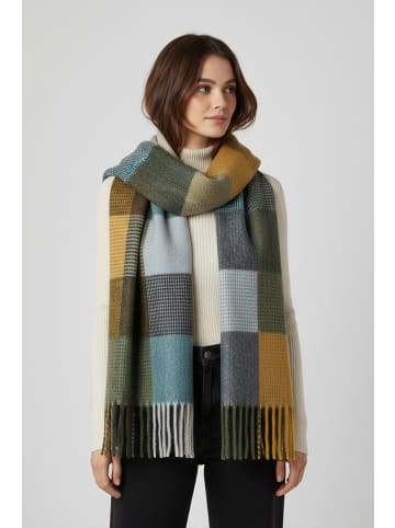 Faera Eleganter Schal mit Fransen für stilvolle Winter-Looks. in Schwarz