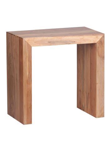 KADIMA DESIGN Beistelltisch MUMBAI Massiv-Holz 60 x 35 cm Wohnzimmer-Tisch in Akazie