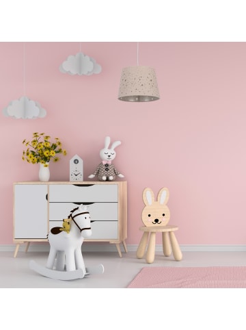 relaxdays Kinderzimmerlampe "Sterne" in Rosa - Ø 27 cm